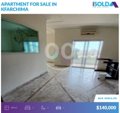 140 m2 apartment 4sale in kfarchima - شقة للبيع في كفرشيماGH54A150