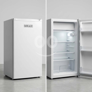 Kitchen appliances in Bouchrieh - Mini Fridge MR-BC93W 90L (5CFT) White - Compact Refrigerator with Lamp & 2 Shelves
