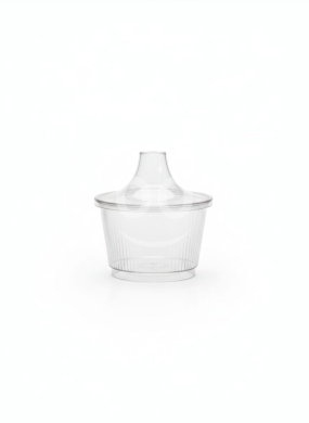 Packaging & Wrapping Materials in Tripoli - أكواب حلى بلاستيكية مربعة مع غطاء | Premium Square Mini Dessert Cups with Lid