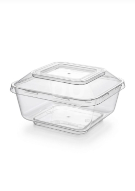 Packaging & Wrapping Materials in Tripoli - أوعية طعام بلاستيكية شفافة "سوزانا" مع غطاء محكم | Premium Souzana Clear Plastic Food Containers wit