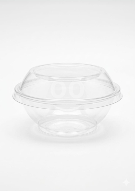 Packaging & Wrapping Materials in Tripoli - أوعية طعام بلاستيكية "سوزانا" دائرية شفافة مع غطاء | Premium Souzana Round Clear Food Containers wit