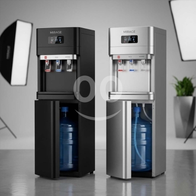 Home & Garden in Bouchrieh - Mirage Bottom-Loading Water Dispenser MR-VNB632 - Sleek Hidden Bottle Design - Black & Silver