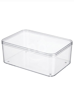 أوعية طعام بلاستيكية مستطيلة HC-750 مع غطاء محكم | HC-750 Rectangular Plastic Food Containers with L