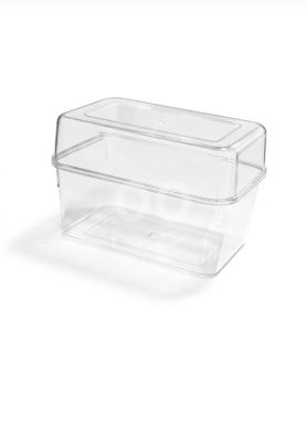 Packaging & Wrapping Materials in Tripoli - أوعية بلاستيكية شفافة مستطيلة عميقة HC-100 | Premium Deep Rectangular Plastic Containers HC-100