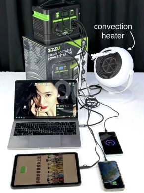 Gizzu 300W 296Wh Lithium-Ion Power Station | محطة طاقة محمولة جيزو ٣٠٠ واط ٢٩٦ واط/ساعة — 2