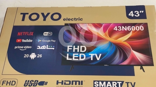 Kitchen appliances in Tripoli - شاشة Toyo سمارت 43 بوصة FHD LED بنظام أندرويد | Toyo 43" Smart FHD LED Android TV
