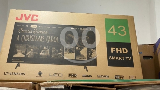 Kitchen appliances in Tripoli - شاشة JVC سمارت 43 بوصة FHD LED بنظام أندرويد | JVC 43" Smart FHD LED Android TV