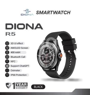 Smart Watches في اشرفيه - ساعة DIONA S5 Ultra الذكية تدعم ChatGPT ومكالمات البلوتوث | DIONA S5 Ultra Smart Watch ChatGPT