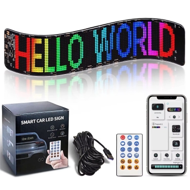 Vehicles accessories in Achrafieh - شاشة ليد ذكية للسيارات قابلة للبرمجة مع تطبيق خلوي | Programmable Smart Car LED Display App