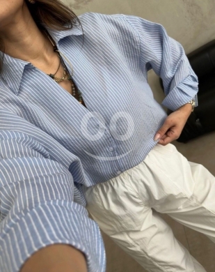 Vêtements, chaussures et accessoires dans Dahr el-Ain - قميص نسائي ناعم مخطط تصميم عصري ألوان متعددة | Women&#039;s Striped Soft Shirt Modern Design