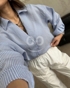 قميص نسائي ناعم مخطط تصميم عصري ألوان متعددة | Women's Striped Soft Shirt Modern Design