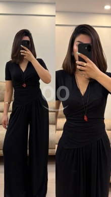 جمبسوت نسائي عصري بتصميم الـ Wrap ألوان متعددة | Women's Trendy Wrap Design Jumpsuit — 2