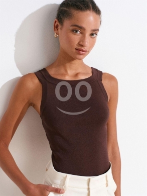 توب نسائي "ريب" راقي ألوان متنوعة | Women's Premium Ribbed Basic Tank Top — 5
