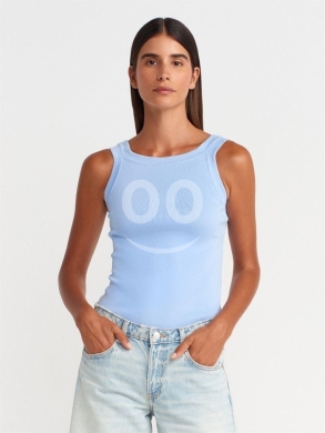 توب نسائي "ريب" راقي ألوان متنوعة | Women's Premium Ribbed Basic Tank Top — 2