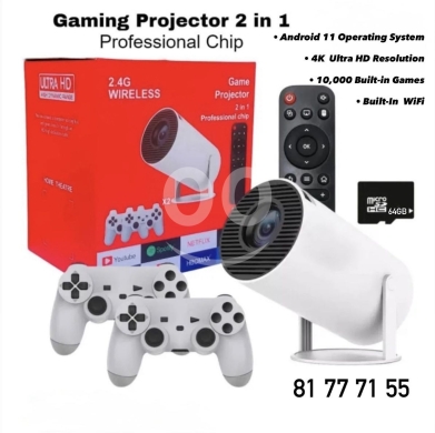 Other electronics in Achrafieh - بروجكتر ألعاب ريترو بدقة 4K بنظام أندرويد 11 | New 4K Android 11 Projector Retro Game Console