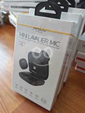 Mobile accessories in Manara - ميكروفون يسيدو KR21 لاسلكي صغير بخاصية إلغاء الضوضاء | Yesido KR21 Mini Lavalier Wireless Microphone