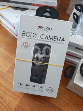Cameras, Camcorders & Studio Equipment in Manara - كاميرا يسيدو KM25 الشخصية بدقة 1080P وعدسة دوارة 180 درجة | Yesido KM25 HD Body Camera