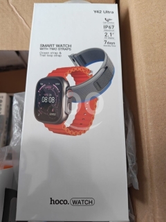 ساعة هوكو Y42 الترا الذكية مع حزامين (أوشن وتريل) | Hoco Y42 Ultra Smart Watch with Two Straps