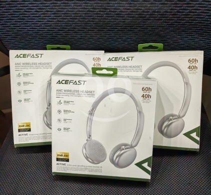 Mobile accessories in Manara - سماعات أبل إيس فاست H8 اللاسلكية مع ميزة عزل الضوضاء | ACEFAST H8 ANC Wireless Headset