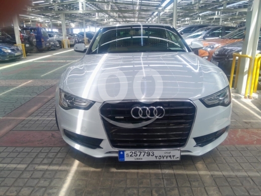 Audi in Ksara - أودي A5 بريميوم بلس كواترو 2013 لون أبيض مميز | 2013 Audi A5 Premium Plus Quattro White