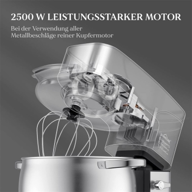 Homelux SC-667 Food Processor 2500 W Kneading Machine, 12 L Food Processor, Dough… — 5