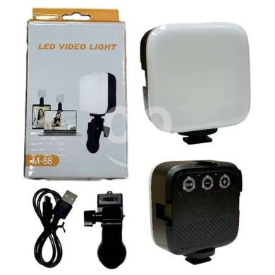 إضاءة ليد M88 للفيديو والمدونات بـ 3 مستويات | M88 LED Video Fill Light for Streaming — 2