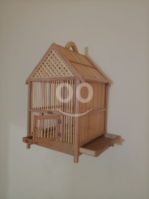 Autres biens dans Saïda - قفص عصافير خشب زان يدوي فخم 50 سم | Premium Handmade Beechwood Bird Cage 50cm