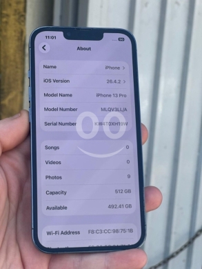 ايفون 13 برو 512 جيجابايت بطارية 97% حالة ممتازة | iPhone 13 Pro 512GB 97% Battery Origin… — 2