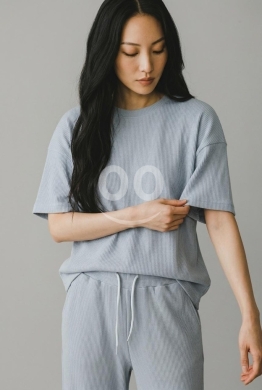 طقم كاجوال مريح باللون الأسود من Styllana Store | Casual Black Ribbed Set — 3