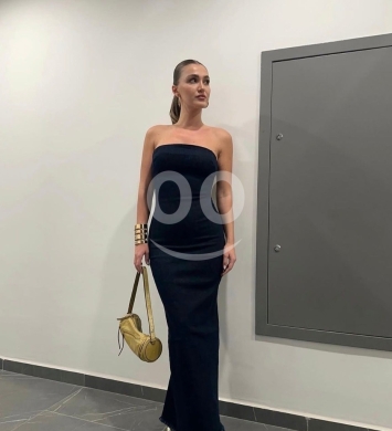 Vêtements, chaussures et accessoires dans Dahr el-Ain - فستان طويل أسود بدون حمالات من Styllana Store | Elegant Black Strapless Maxi Dress
