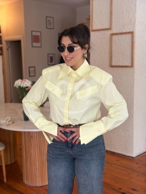 قميص كلاسيكي عصري بجيوب أمامية من Styllana Store | Chic Button-Down Utility Shirt — 2