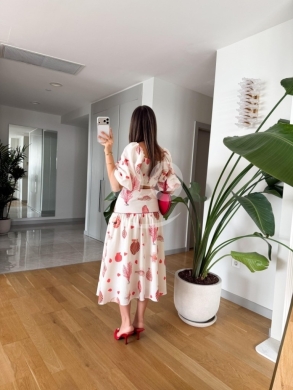 طقم صيفي قطعتين بنقشة صدف البحر من Styllana Store | Two-Piece Seashell Print Summer Set — 3
