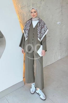 طقم كاجوال أنيق بحزام خصر وأرجل عريضة من Styllana Store | Elegant Belted Tunic & Wide-Leg… — 9