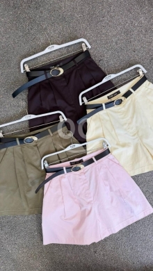 Vêtements, chaussures et accessoires dans Dahr el-Ain - شورت كلاسيكي بخصر مرتفع وحزام أنيق من Styllana Store | Classic High-Waist Tailored Shorts with Belt