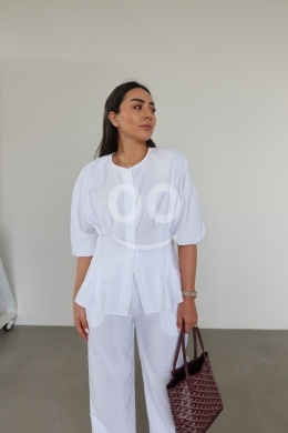 Vêtements, chaussures et accessoires dans Dahr el-Ain - طقم نسائي صيفي أبيض أنيق من متجر Styllana | Elegant White Women&rsquo;s Summer Set by Styllana