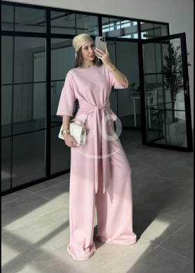 طقم كاجوال أنيق بعقدة أمامية من متجر Styllana | Styllana Store Elegant Front-Tie Casual S… — 3