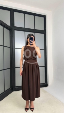 Vêtements, chaussures et accessoires dans Dahr el-Ain - فستان درابيه راقي من متجر Styllana | Styllana Store Sophisticated Draped Dress