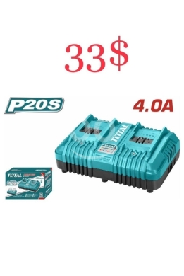 Outils et matériaux de bricolage dans Tripoli - شاحن بطارية توتال P20S مزدوج سريع | Total P20S Dual Port Fast Intelligent Charger