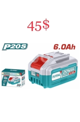 DIY Tools & Materials in Tripoli - بطارية توتال P20S ليثيوم أيون 6.0 أمبير | Total P20S 6.0Ah Lithium-Ion Battery