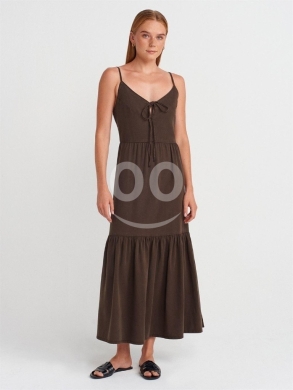 Vêtements, chaussures et accessoires dans Dahr el-Ain - فستان ماكسي صيفي ناعم بتصميم ريفي من متجر Styllana | Styllana Store Boho-Chic Summer Maxi Dress