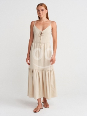 فستان ماكسي صيفي ناعم بتصميم ريفي من متجر Styllana | Styllana Store Boho-Chic Summer Maxi… — 4