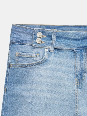 تنورة جينز قصيرة بخصر منخفض وتفاصيل عصرية من متجر Styllana | Styllana Trendy Low-Waist De… — 2