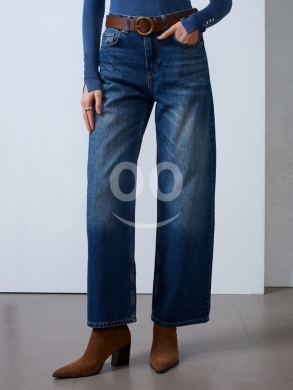بنطلون جينز واسع بخصر عالٍ من متجر Styllana | Styllana Store High-Waisted Wide-Leg Denim … — 3