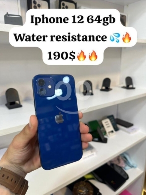 Mobile phones in Al Dahye - ايفون 12 سعة 64 جيجابايت حالة ممتازة ومقاوم للماء | iPhone 12 64GB Water Resistant