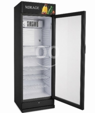 Kitchen appliances in Achrafieh - براد عرض أسود 195 سم مع قفل ومفتاح | Black Fridge Showcase 195cm with Lock and Key