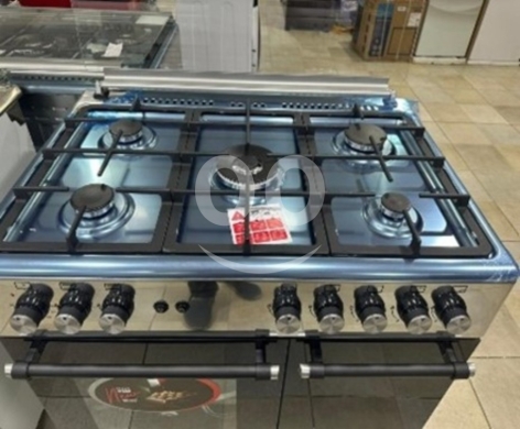 أدوات المطبخ في اشرفيه - فرن غاز إينوكس 90 سم موديل 1005 ستانلس 304 | 90 cm Inox 304 Gas Oven Range 1005 Font