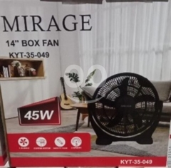 مروحة بوكس ميراج 14 بوصة محرك نحاس KYT-35-049 | Mirage 14" Box Fan Copper Motor