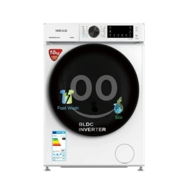 أجهزة منزلية أخرى في اشرفيه - غسالة ميراج 9 كجم فتحة أمامية فضي MR-WM9BLDC-S | Mirage 9KG Front Loading Washing Machine