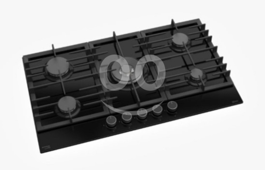 أدوات المطبخ في اشرفيه - توب غاز ٩٠ سم معدن مع نظام أمان كامل | Top Gas 90cm Metal with Full Safety