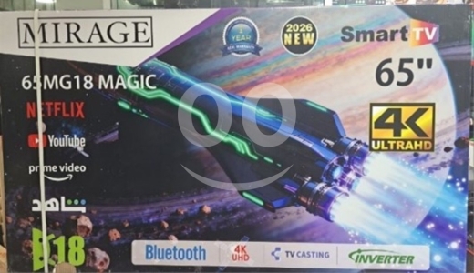 TV & videos dans Achrafieh - تلفزيون ميراج سمارت 65 بوصة 4K أندرويد 11 مع ريموت ماجيك | Mirage 65" Smart 4K Android TV Magic Remo